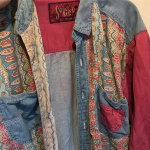 Denim Pastel Button Down